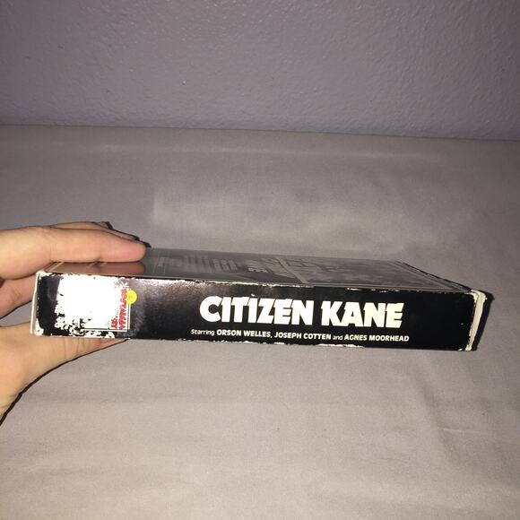 Vhs Used Citizen Kane Tape Orson Wells Cotten Moorhead Damage Please View Pics - Picture 4 of 12